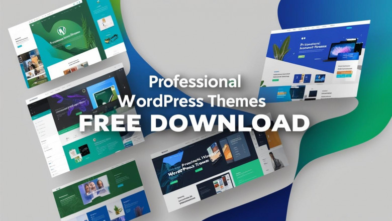 Download Free Professional WordPress Themes – Clean & Modern Designs