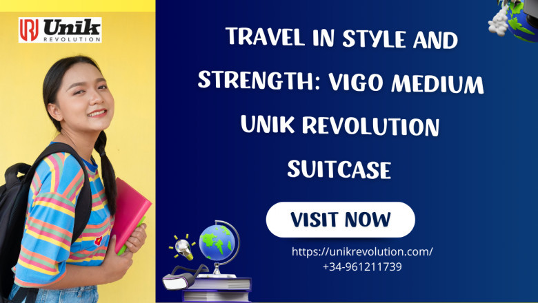 Travel in Style and Strength: Vigo Medium Unik Revolution Suitcase