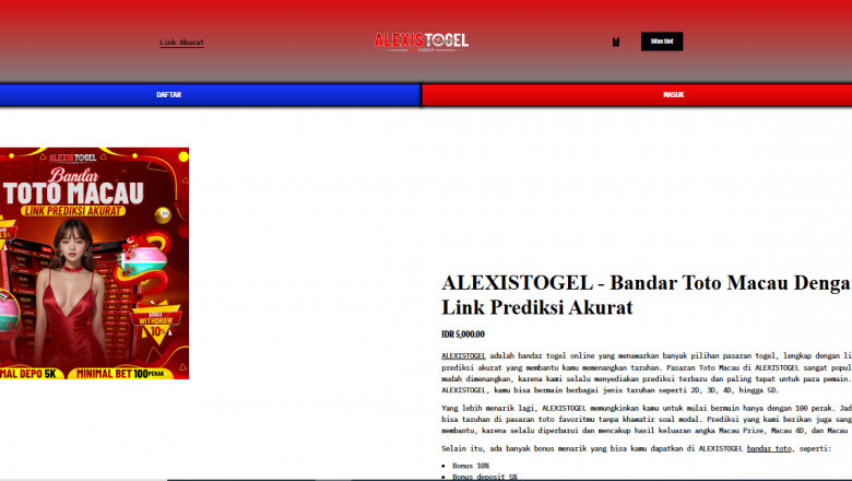 Alexistogel &amp; Toto Macau: Transformasi Dunia Togel Digital Lewat Bandar Online Paling Andal
