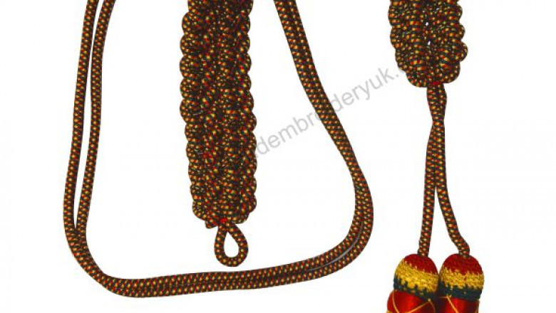 The British Military Royal Marines Tri Colour Dress Uniform Cord: A Timeless Symbol of Honour and Heritage