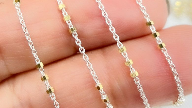Gold and Silver Two-Tone Chain Necklace: The Best of Both Worlds
