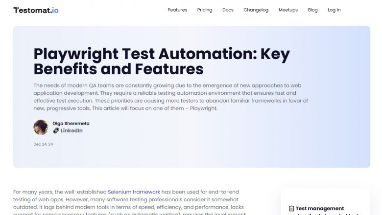 Test Automation with Playwright: A Powerful Tool for Streamlined Testing
