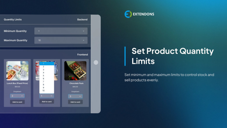 Control Minimum and Maximum Order Quantities with WooCommerce Quantity Dropdown