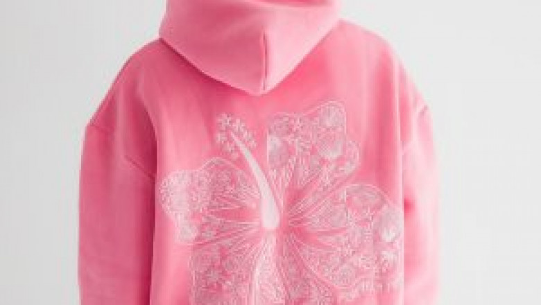 Discover the Comfort and Style of the Pink Palm Puff Hoodie