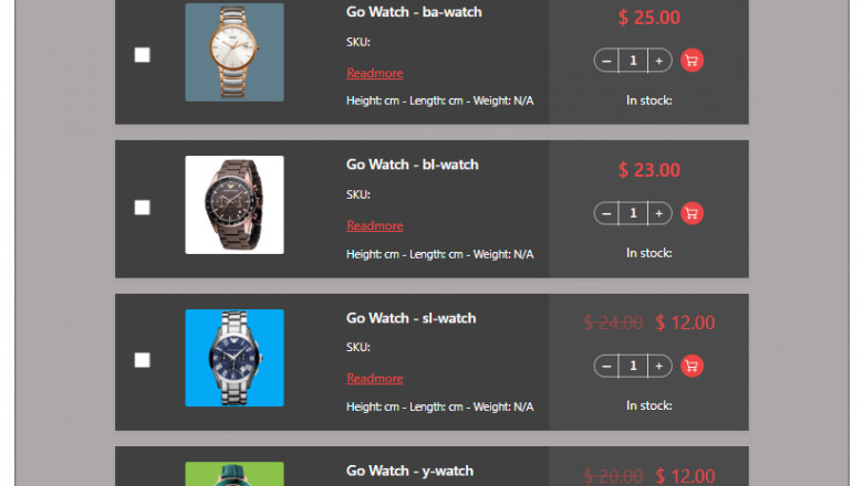 WooCommerce Variations Table: Display Product Variations in a Table Format