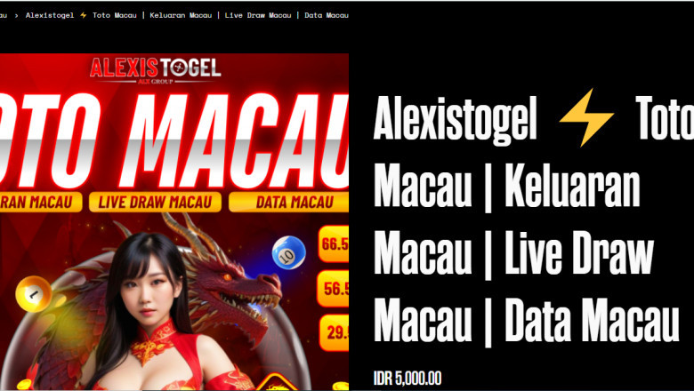Toto Macau: Transformasi Togel Online Modern dengan Live Draw Transparan di Alexistogel