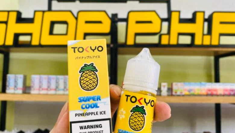 Dive into the Refreshing Chill of Tokyo Super Cool Pineapple Ice E-Liquid