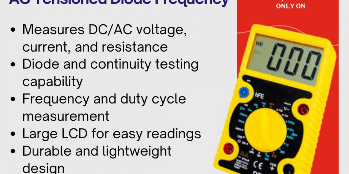 Digital Multimeter DT700D DC AC Tensioned Diode Frequency