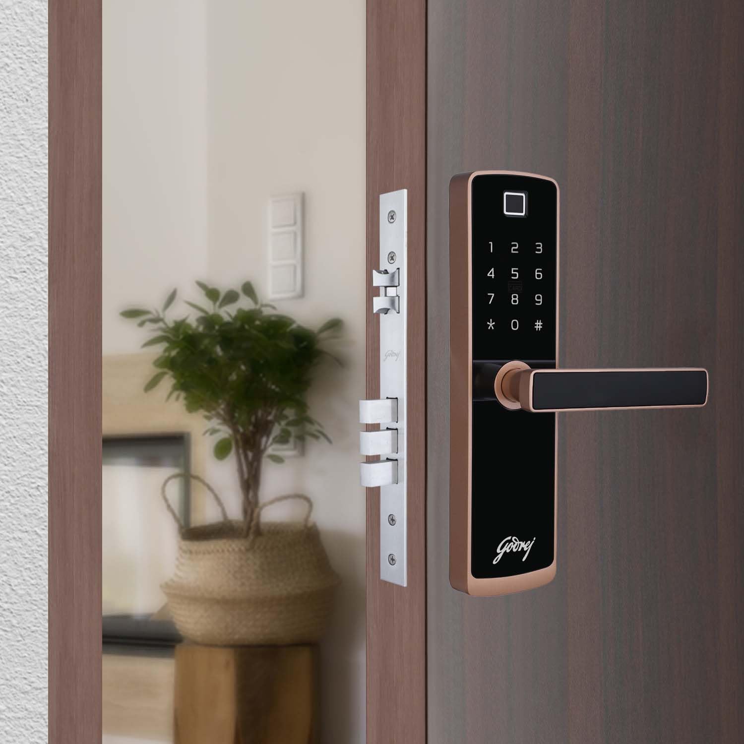 Smart Locks - Godrej Catus Connect | 5 in 1 | Buy at ₹15,345