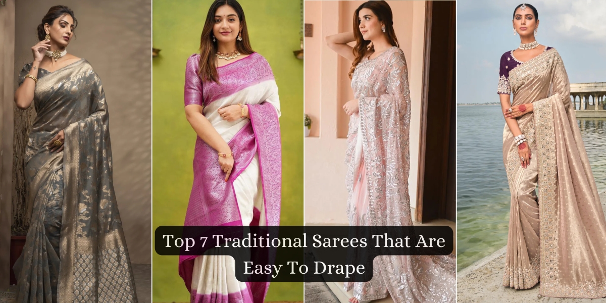 Top 7 Traditional Sarees That Are Easy To Drape | Indian Wedding Saree