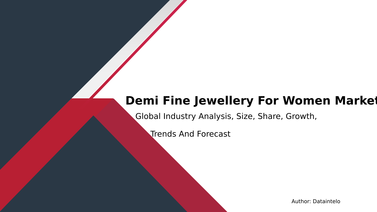 Demi Fine Jewellery For Women Market Research Report 2032