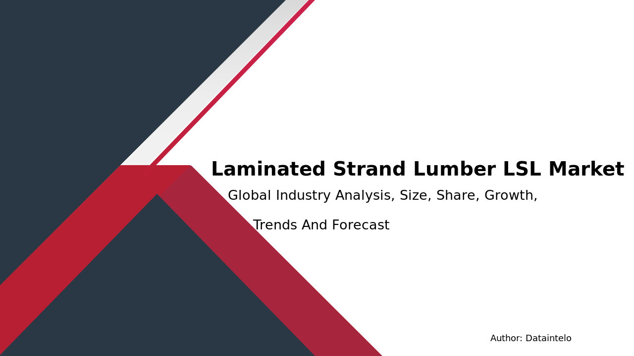 Laminated Strand Lumber (LSL) Market Research Report 2032