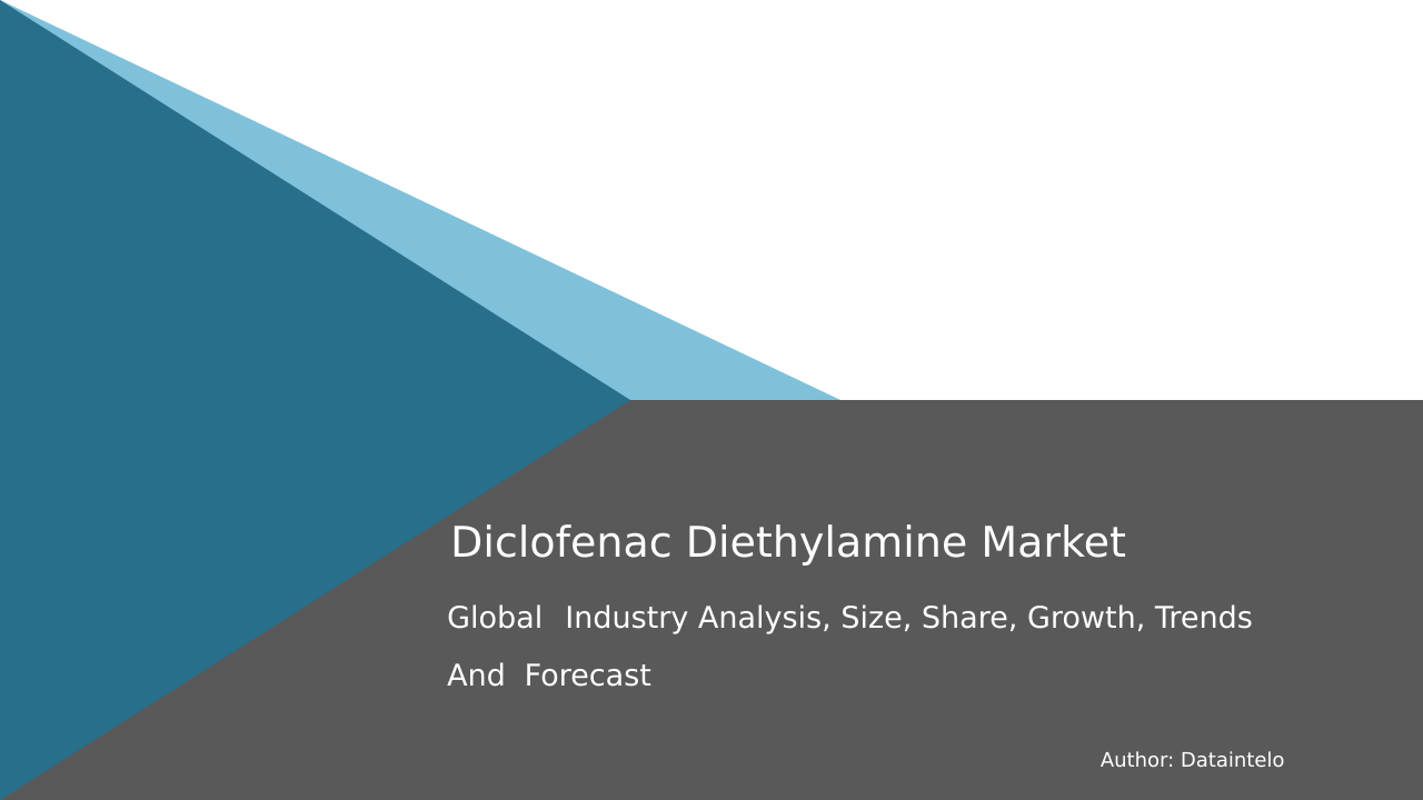 Diclofenac Diethylamine Market Research Report 2032