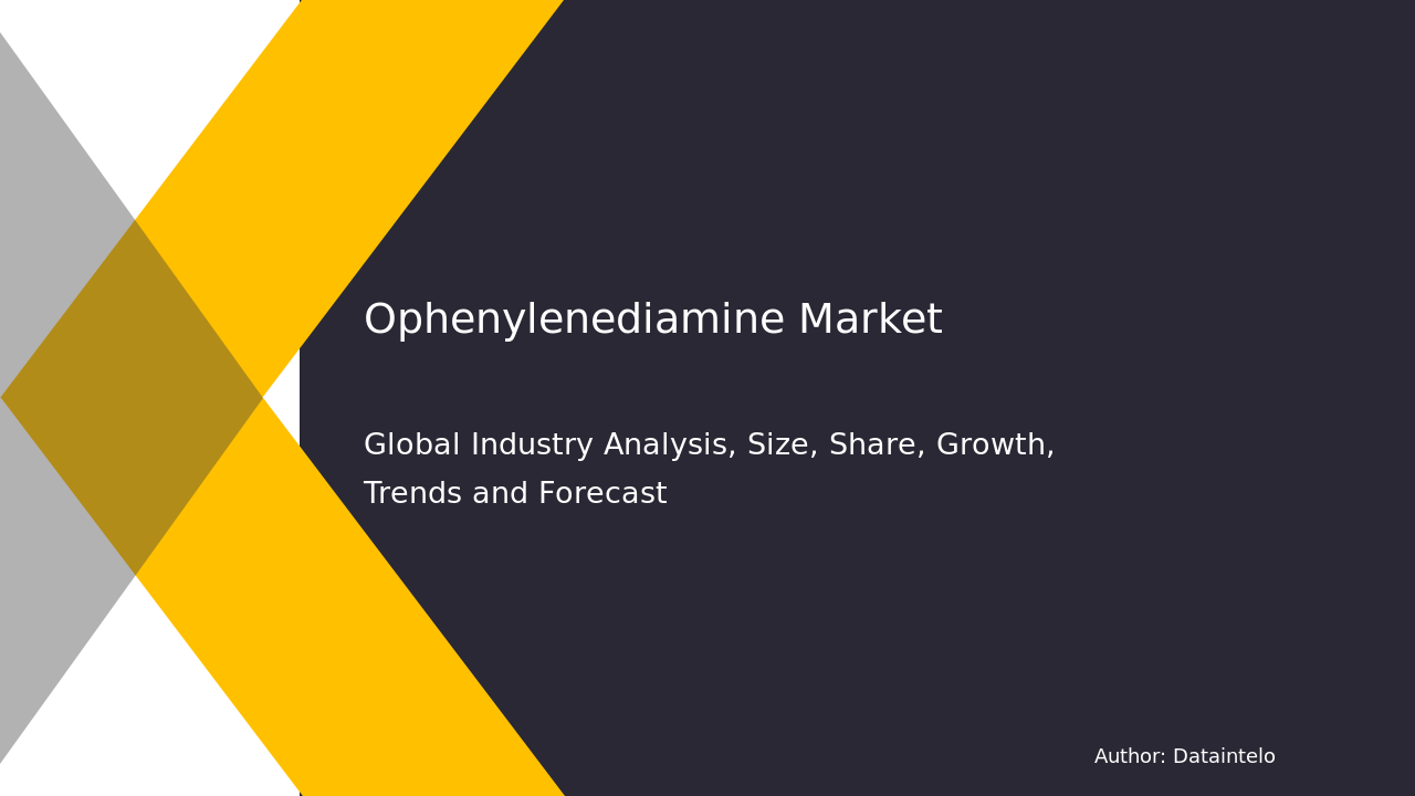 O-phenylenediamine Market Research Report 2032