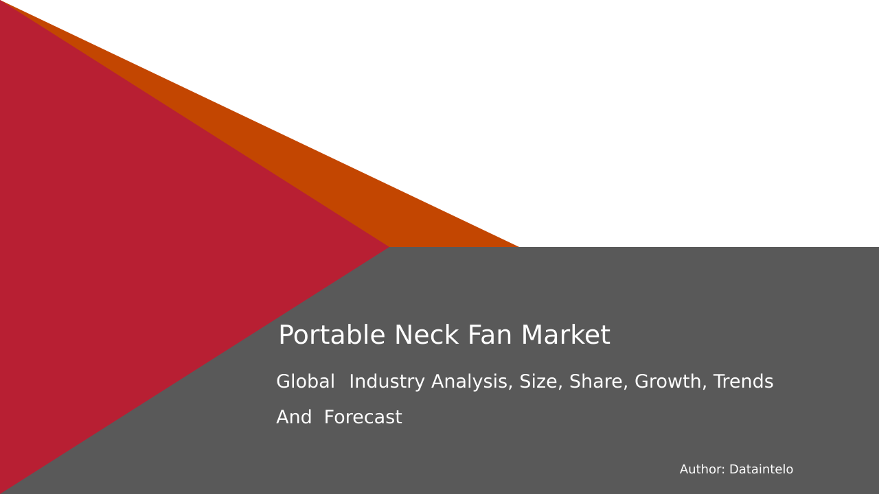 Portable Neck Fan Market Research Report 2032