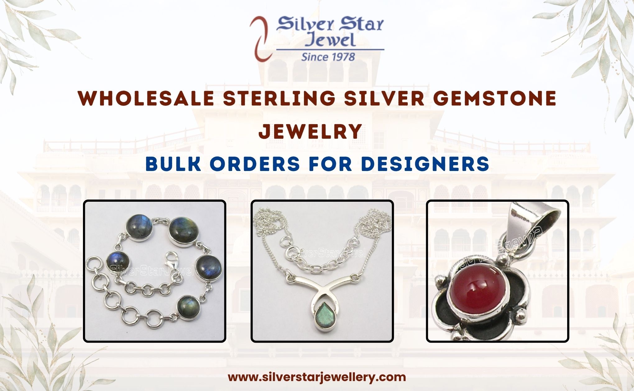 Wholesale Sterling Silver Gemstone Jewelry – Bulk Orders for Designers