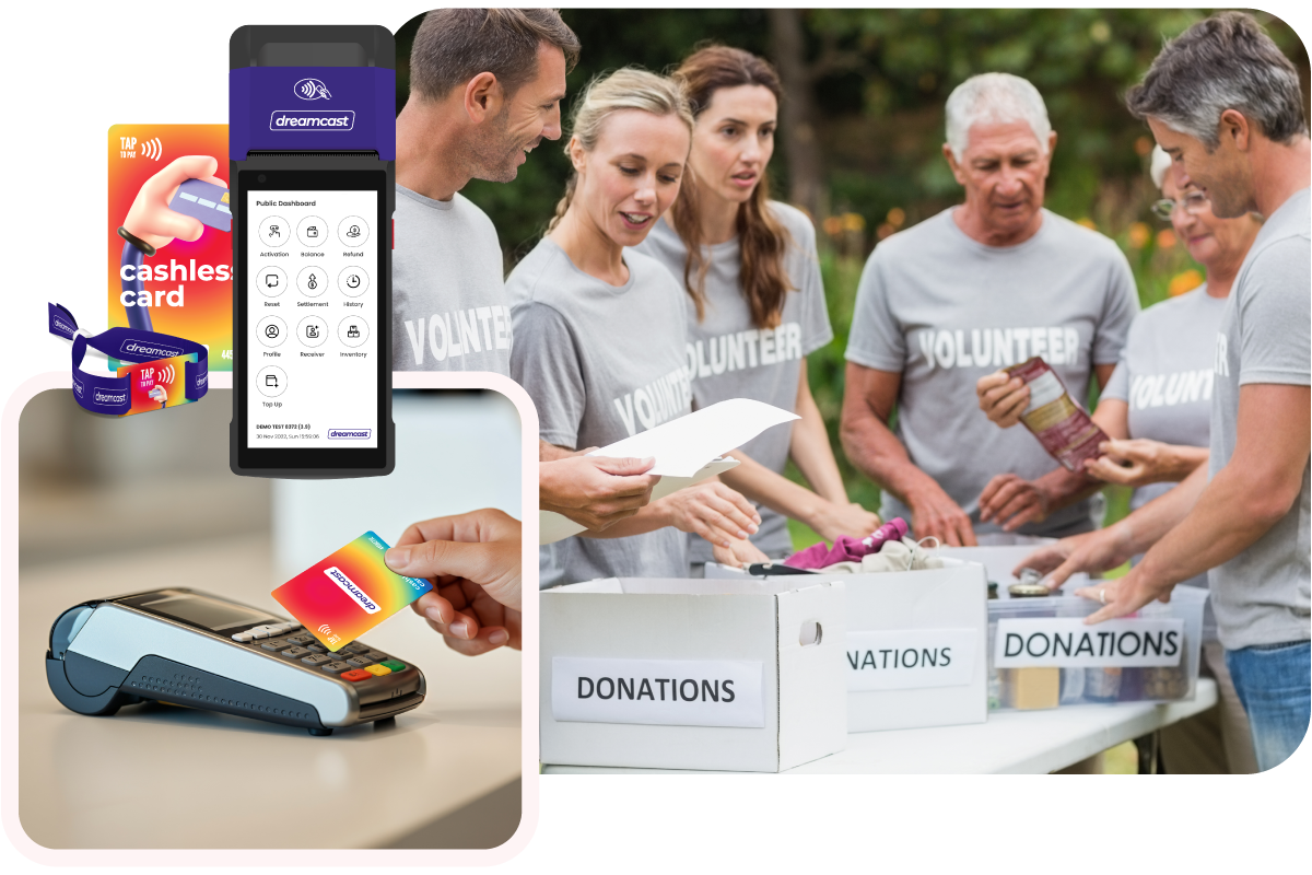 Cashless Payment System for Charity & Fundraising Events
